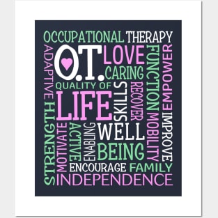 OT Occupational Therapy Occupational Therapist Gift Posters and Art